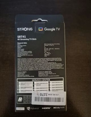 Strong SRT 41 Google TV 4K Streaming Stick