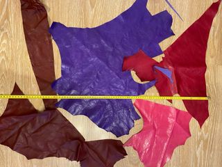 Retazos de Piel Varios Colores