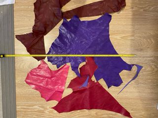 Retazos de Piel Varios Colores