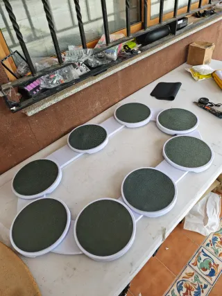 Bandeja giratoria expandible para mesa