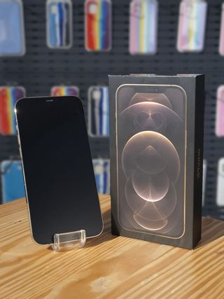 IPHONE 12 PRO MAX 128GB DORADO 100% BATERÍA