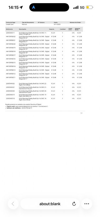 Ford Mustang Shelby GT500 1967 Fascículo 3