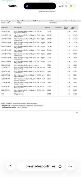 Ford Mustang Shelby GT500 1967 Fascículo 4