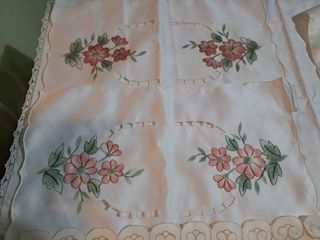 set 8 centrini centrotavola vintage Nuovi