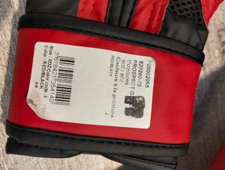 EVERLAST Prospect - Guantes de Boxeo para niños, Color Rojo y Negro, 8 oz