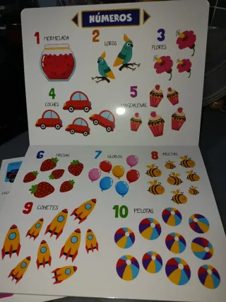 Libro infantil. Lote 4 libros: Aprendo palabras