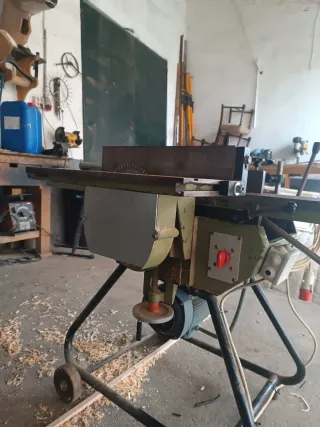 Mini combinada carpintería y sierra de cinta