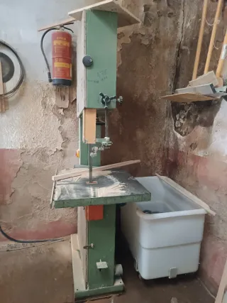 Mini combinada carpintería y sierra de cinta