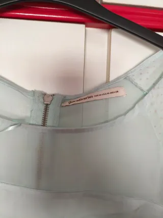 Blusa verde agua con detalles