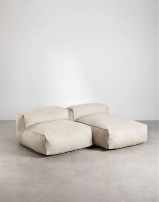 Divano da esterno 2 posti beige