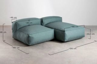 Divano da esterno 2 posti beige