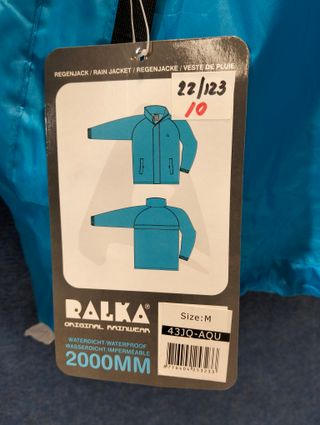 Ralka Regenpak Comfort Azul Impermeable M 2000mm