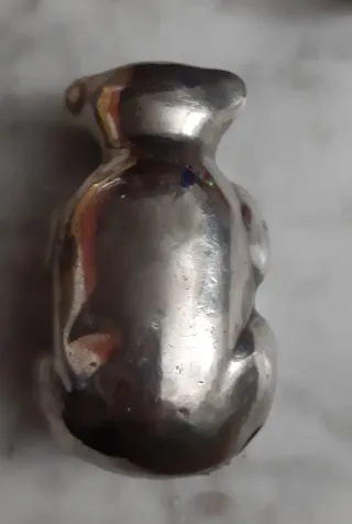 Sonajeros plateados Pedro Durán + osito