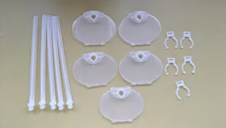 Lote 5 Soportes Peanas para Muñecas tipo Barbie