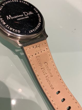 Reloj Massimo Dutti Cronógrafo Negro y Plateado