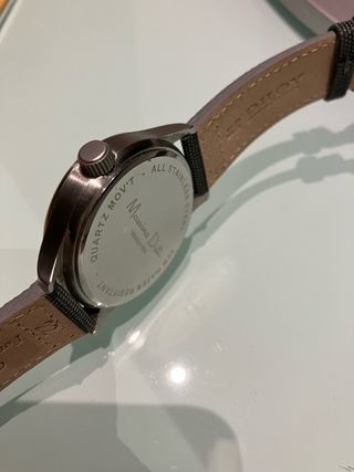 Reloj Massimo Dutti Cronógrafo Negro y Plateado