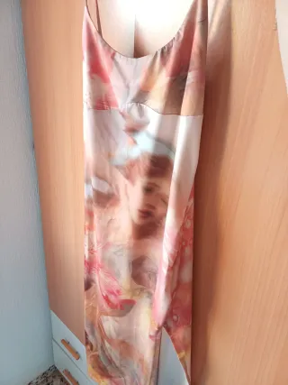 Vestido estampado floral multicolor