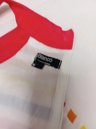 Vestido de rayas talla 38.