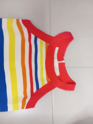 Vestido de rayas talla 38.