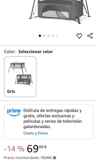 Kinderkraft Cami Cuna de Viaje para bebé 3 en 1