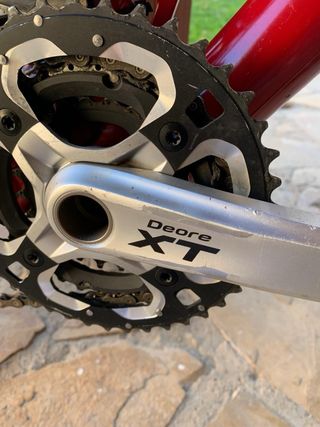 Bicicleta Montaña Canyon Roja