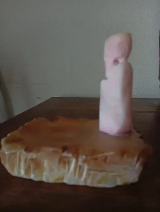 Figura de alabastro Cenicero