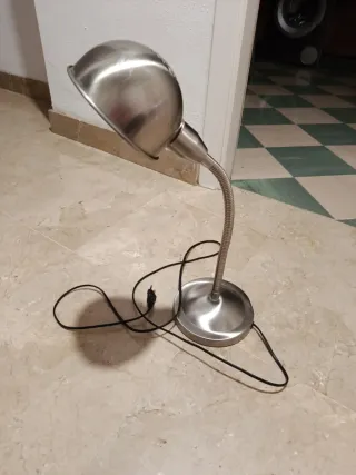 Lámpara Flexo Ikea Metálica Plata