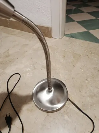 Lámpara Flexo Ikea Metálica Plata