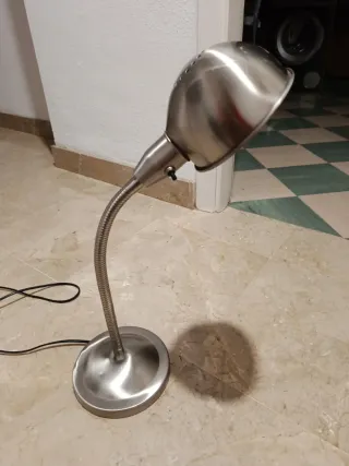 Lámpara Flexo Ikea Metálica Plata