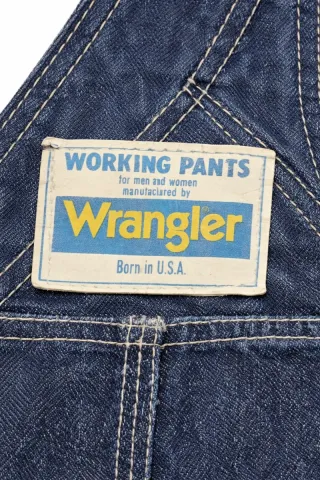 Peto Wrangler Vintage Multicolor Raro