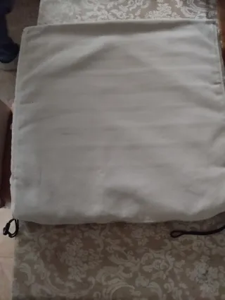 Fodera per cuscino per sedia da esterno beige