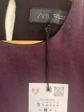 Conjunto satén top globo y pantalón ancho