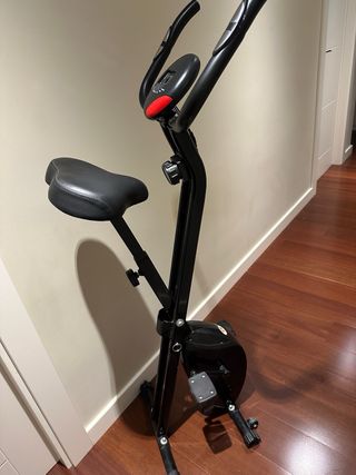 Bicicleta Estática plegable Negra