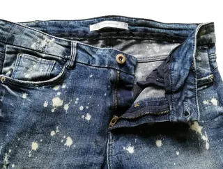 Pantalón vaquero Zara destroyer