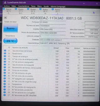 Disco Duro Externo WD 8TB
