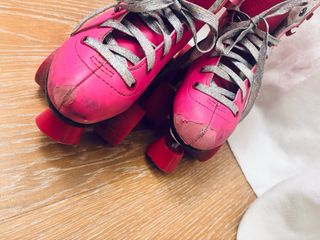 Patines niña rosa fucsia talla 33