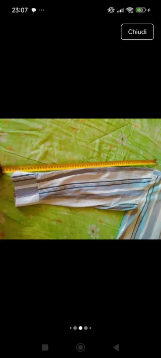 Camicia uomo a righe