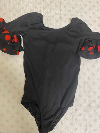 Mallot Flamenca Niña Volantes Lunares talla 8