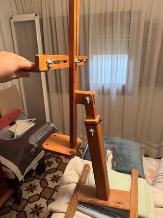 Pie para bolillos de madera