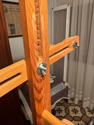 Pie para bolillos de madera