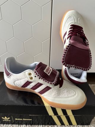 Adidas x Wales Bonner Samba Marrones/Blancas
