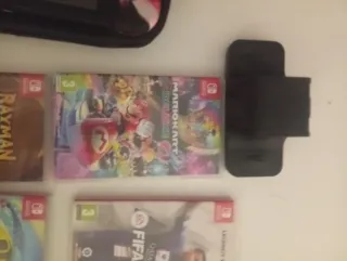 Nintendo Switch + 4 Juegos + Mando Pro+cargador