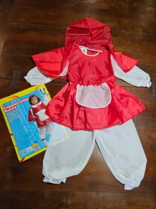 Costume Cappuccetto Rosso 3/4 anni