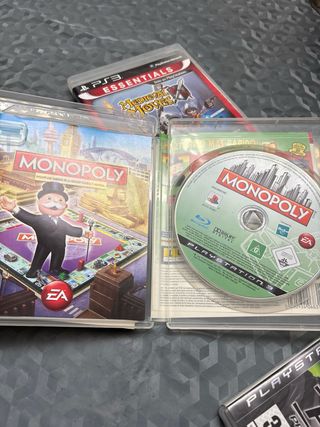 4 Juegos PS3: PES 2008, Monopoly, IQ, Medieval Mov