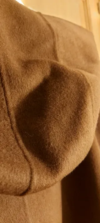 Abrigo paño lana Zara