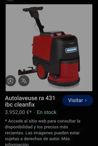 Maquina profesional limpieza Cleanfix