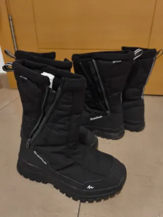 Botas Quechua Impermeables Negro