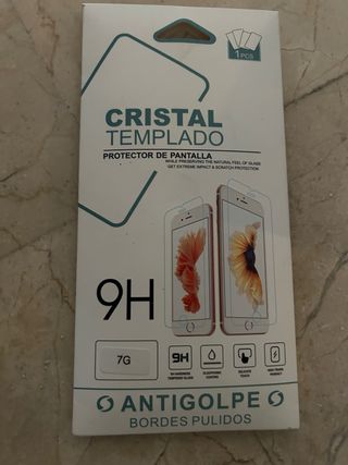 2 Fundas Móvil y Cristal Templado iphone7