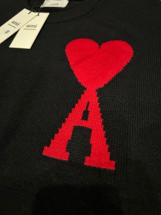 Jersey AMI PARIS negro talla S