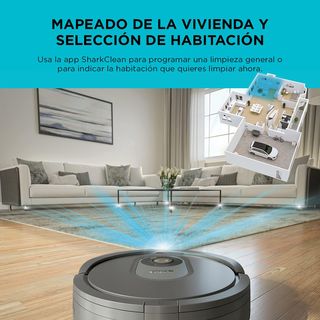Shark AI Robot aspirador, hasta 90 minutos de auto